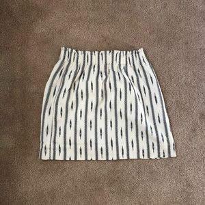 J crew ikat mini skirt